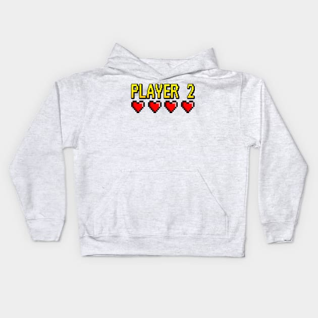 PLAYER 2 Kids Hoodie by Taversia